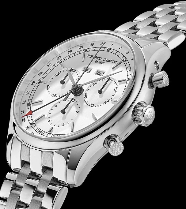 Classics Quartz Chronograph Triple Calendar Watch FC-296SW5B6B